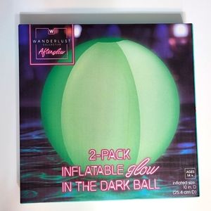 Wanderlust Collective Inflatable Glow in the dark Beach Balls